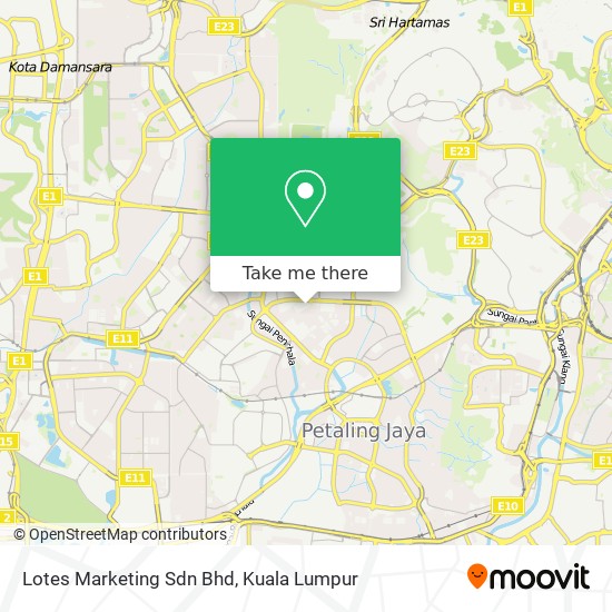 Lotes Marketing Sdn Bhd map
