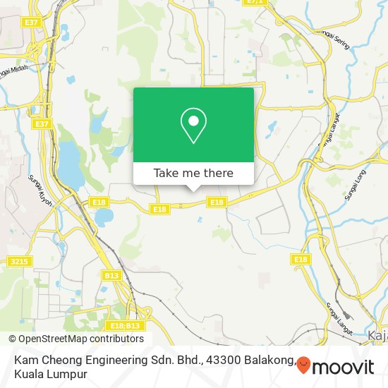 Peta Kam Cheong Engineering Sdn. Bhd., 43300 Balakong