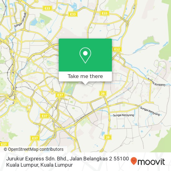 Peta Jurukur Express Sdn. Bhd., Jalan Belangkas 2 55100 Kuala Lumpur