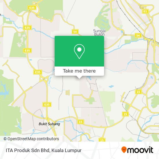 ITA Produk Sdn Bhd map