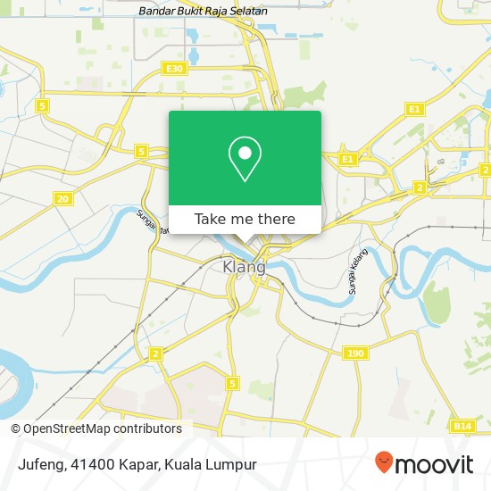 Jufeng, 41400 Kapar map
