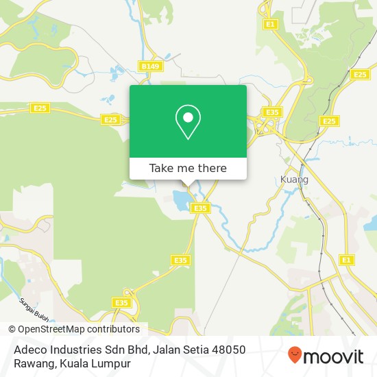 Adeco Industries Sdn Bhd, Jalan Setia 48050 Rawang map