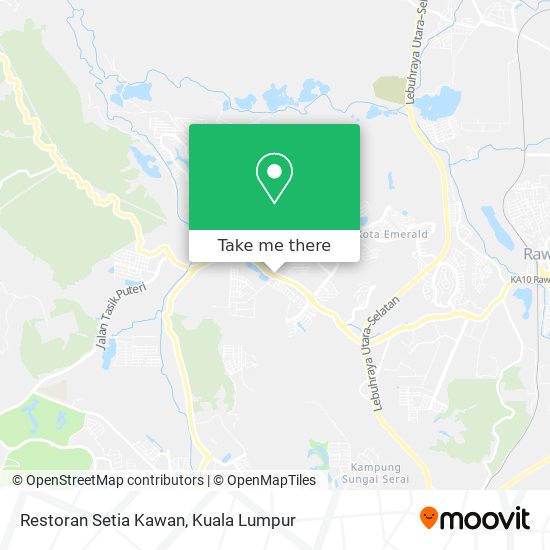 Peta Restoran Setia Kawan