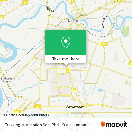 Travelogue Vacation Sdn. Bhd. map