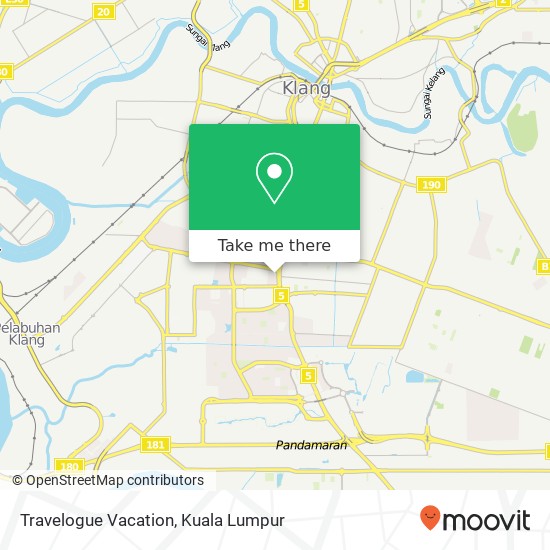 Travelogue Vacation map