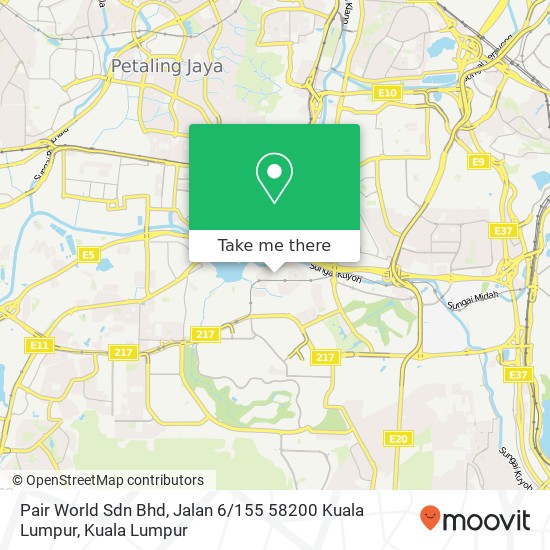 Peta Pair World Sdn Bhd, Jalan 6 / 155 58200 Kuala Lumpur