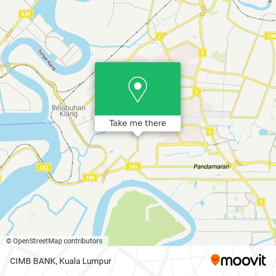 CIMB BANK map