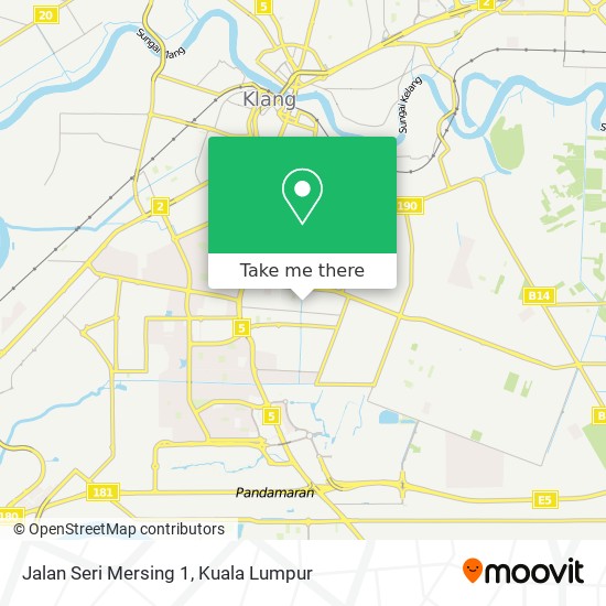 Jalan Seri Mersing 1 map