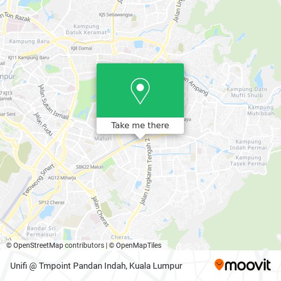 Peta Unifi @ Tmpoint Pandan Indah