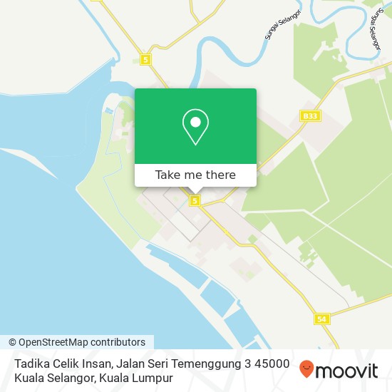 Tadika Celik Insan, Jalan Seri Temenggung 3 45000 Kuala Selangor map