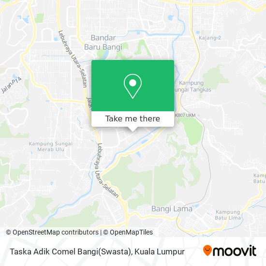 Taska Adik Comel Bangi(Swasta) map