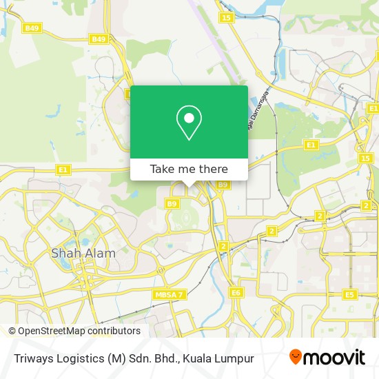 Triways Logistics (M) Sdn. Bhd. map