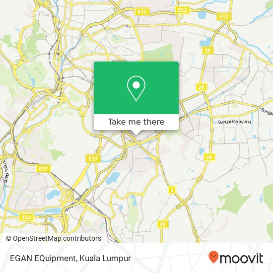 EGAN EQuipment map