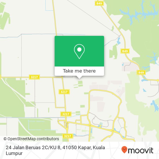 24 Jalan Beruas 2C / KU 8, 41050 Kapar map