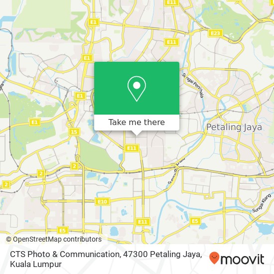 Peta CTS Photo & Communication, 47300 Petaling Jaya