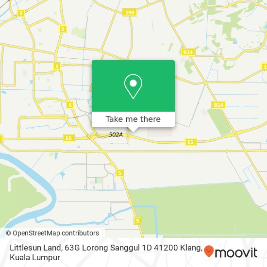 Littlesun Land, 63G Lorong Sanggul 1D 41200 Klang map