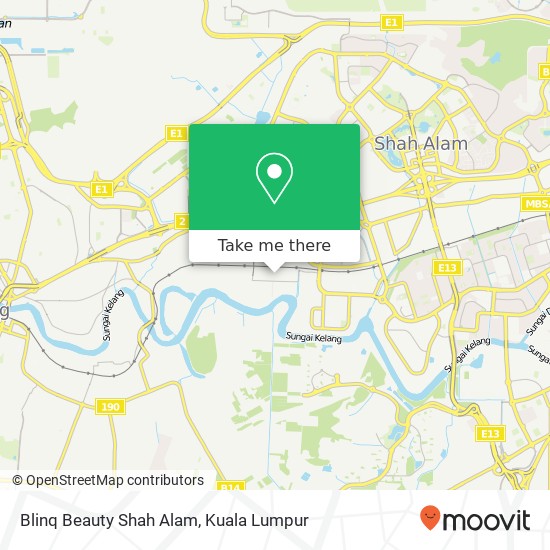 Peta Blinq Beauty Shah Alam