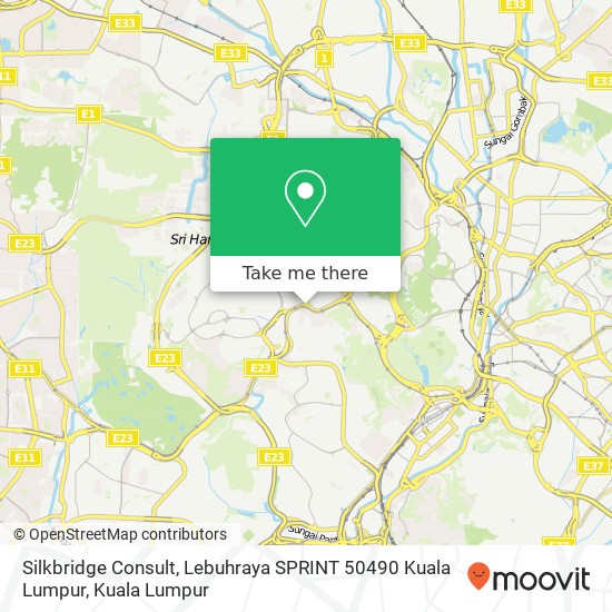 Silkbridge Consult, Lebuhraya SPRINT 50490 Kuala Lumpur map