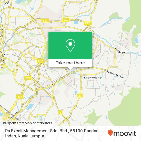 Ra Excell Management Sdn. Bhd., 55100 Pandan Indah map