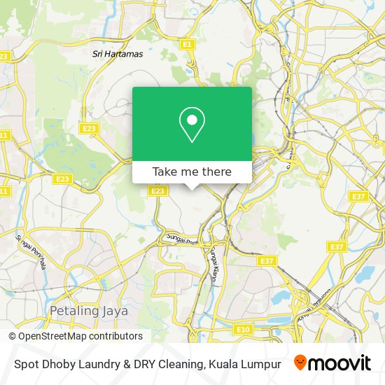 Spot Dhoby Laundry & DRY Cleaning map