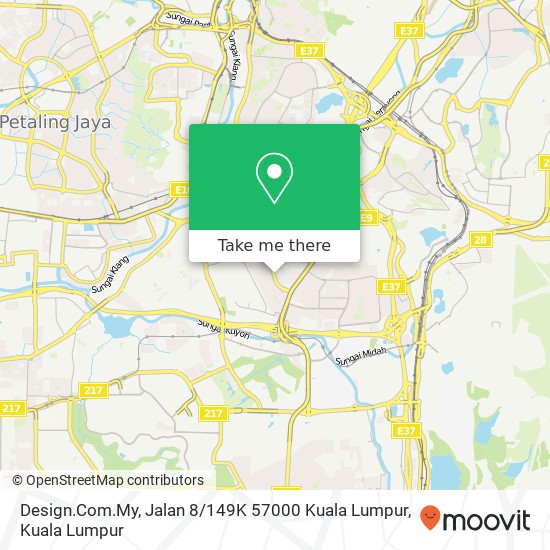 Peta Design.Com.My, Jalan 8 / 149K 57000 Kuala Lumpur