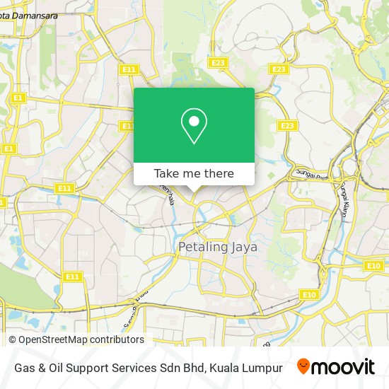 Gas & Oil Support Services Sdn Bhd map
