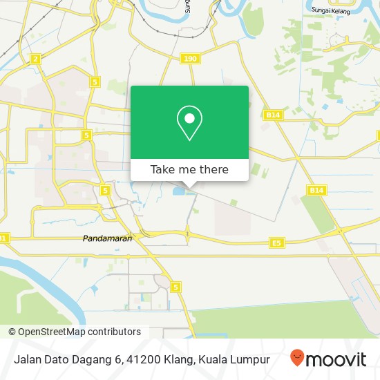 Jalan Dato Dagang 6, 41200 Klang map