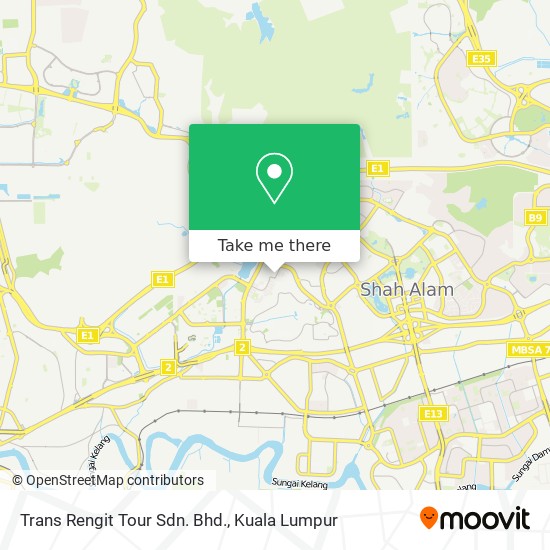 Trans Rengit Tour Sdn. Bhd. map