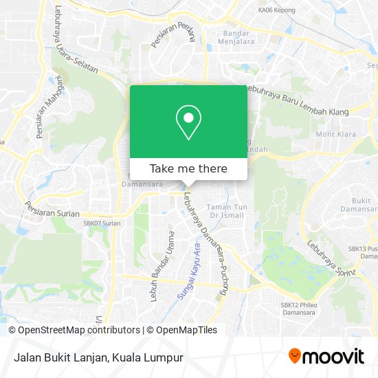 Jalan Bukit Lanjan map