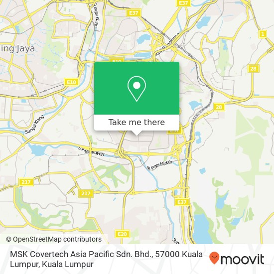 MSK Covertech Asia Pacific Sdn. Bhd., 57000 Kuala Lumpur map