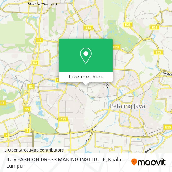 Italy FASHION DRESS MAKING INSTITUTE map