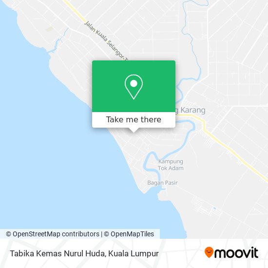Tabika Kemas Nurul Huda map
