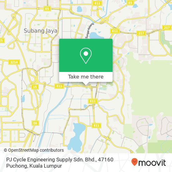 PJ Cycle Engineering Supply Sdn. Bhd., 47160 Puchong map