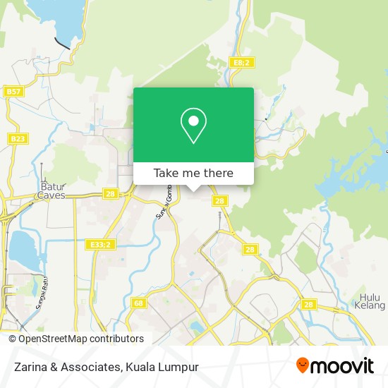 Zarina & Associates map