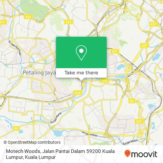 Motech Woods, Jalan Pantai Dalam 59200 Kuala Lumpur map