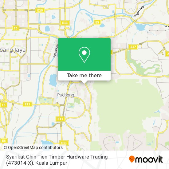 Syarikat Chin Tien Timber Hardware Trading (473014-X) map