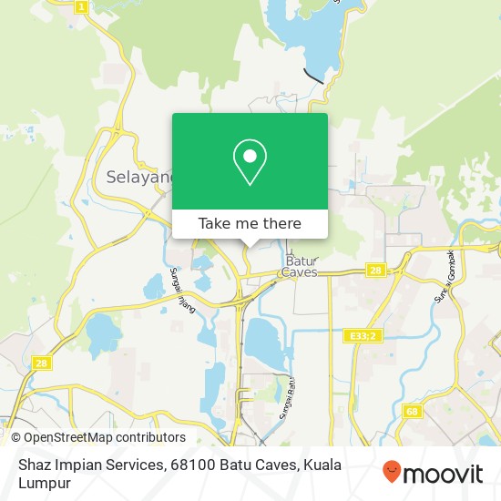 Shaz Impian Services, 68100 Batu Caves map