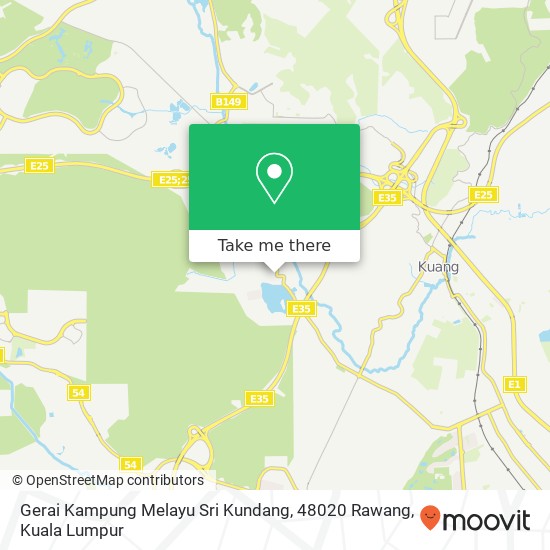 Gerai Kampung Melayu Sri Kundang, 48020 Rawang map