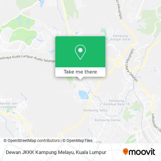Dewan JKKK Kampung Melayu map