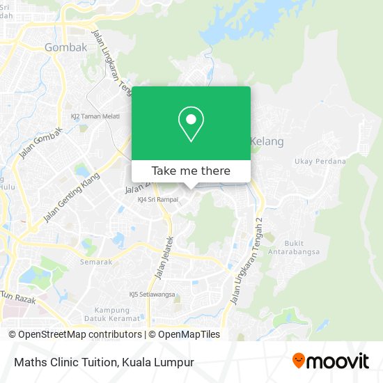 Maths Clinic Tuition map