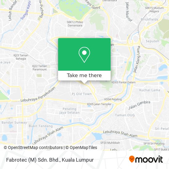 Fabrotec (M) Sdn. Bhd. map