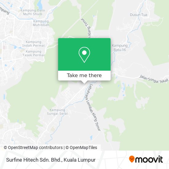 Surfine Hitech Sdn. Bhd. map