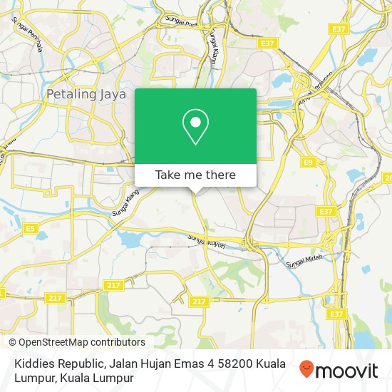 Kiddies Republic, Jalan Hujan Emas 4 58200 Kuala Lumpur map
