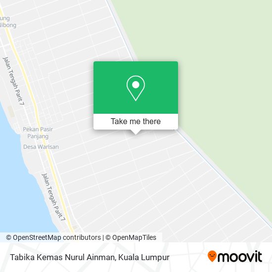 Peta Tabika Kemas Nurul Ainman, Jalan Parit 9 45400 Sekinchan