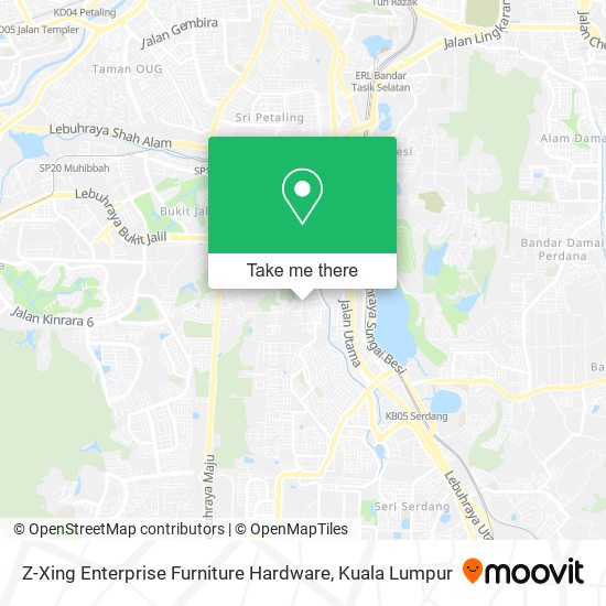 Z-Xing Enterprise Furniture Hardware map