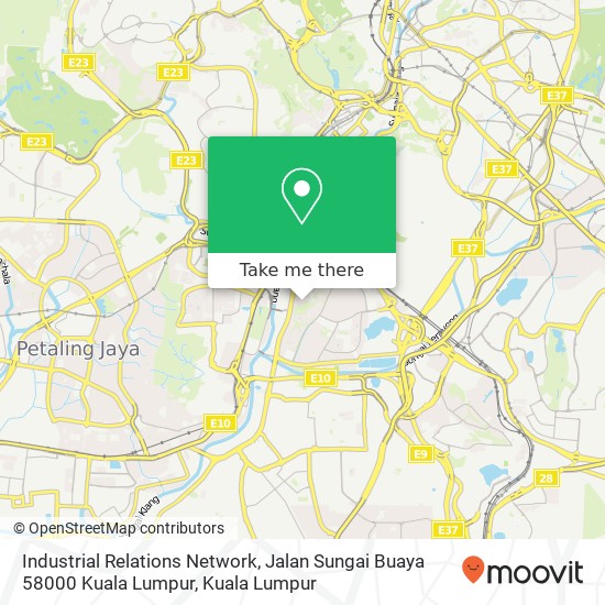 Industrial Relations Network, Jalan Sungai Buaya 58000 Kuala Lumpur map