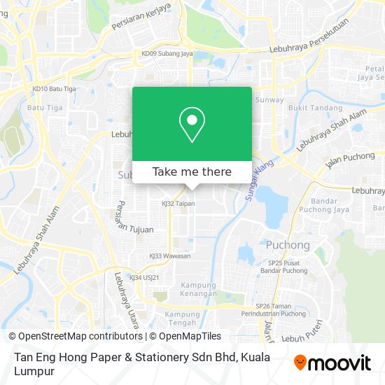 Tan Eng Hong Paper & Stationery Sdn Bhd map