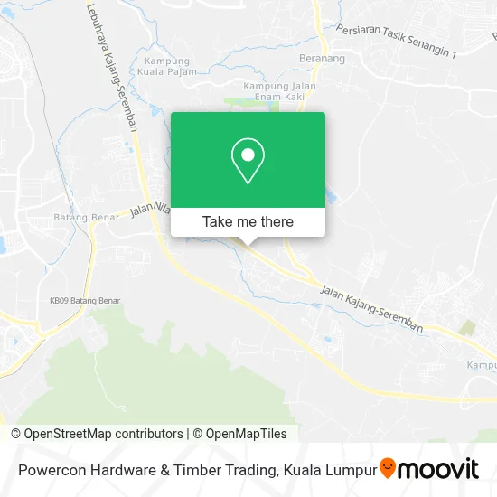 Powercon Hardware & Timber Trading map