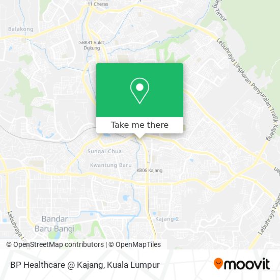BP Healthcare @ Kajang map
