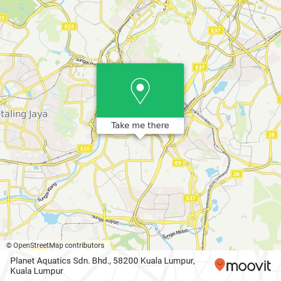 Planet Aquatics Sdn. Bhd., 58200 Kuala Lumpur map